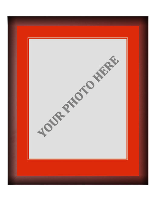 Frame Kit - Cherry Wood Frame | Red Matting | Red Trim - for just $45! 