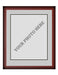 Frame Kit - Cherry Wood Frame | Silver Matting | Black Trim - for just $45! 