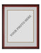 Frame Kit - Cherry Wood Frame | Silver Matting | Brown Trim - for just $45! 