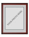 Frame Kit - Cherry Wood Frame | Silver Matting | Dark Blue Trim - for just $45! 