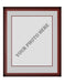 Frame Kit - Cherry Wood Frame | Silver Matting | Maroon Trim - for just $45! 
