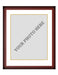 Frame Kit - Cherry Wood Frame | White Matting | Gold Trim - for just $45! 
