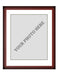 Frame Kit - Cherry Wood Frame | White Matting | Gray Trim - for just $45! 