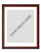 Frame Kit - Cherry Wood Frame | White Matting | Silver Trim - for just $45! 