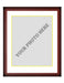 Frame Kit - Cherry Wood Frame | White Matting | Yellow Trim - for just $45! 