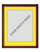 Frame Kit - Cherry Wood Frame | Yellow Matting | Gray Trim - for just $45! 