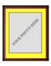 Frame Kit - Cherry Wood Frame | Yellow Matting | Maroon Trim - for just $45! 