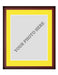 Frame Kit - Cherry Wood Frame | Yellow Matting | White Trim - for just $45! 