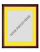 Frame Kit - Cherry Wood Frame | Yellow Matting | Yellow Trim - for just $45! 