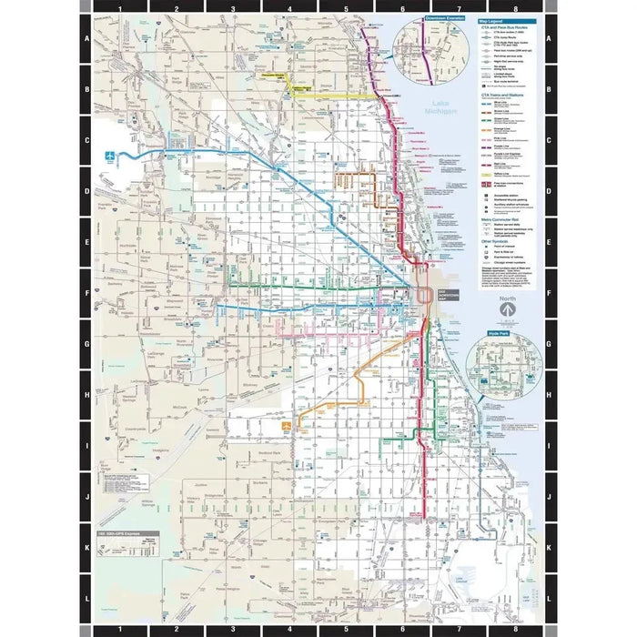Chicago Subway Transit Map CTA 500 Piece Jigsaw Puzzle NYPC - for just $26.99! 
