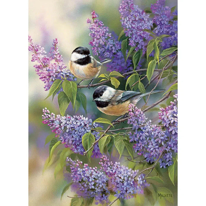 Chickadee Duo 35 Piece Tray Jigsaw Puzzle Cobble Hill - for just $9.99! 