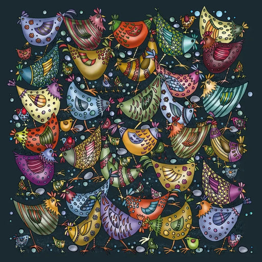 Chicken Pile 239 Piece Jigsaw Puzzle with Display Frame Curiosi - for just $29.99! 