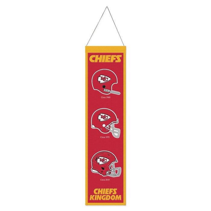 Kansas City Chiefs 8" x 32" Wool Banner - for just $44.99! 