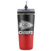 Kansas City Chiefs 26 oz Stainless Steel Ice Shaker Bottle - for just $39.99! 