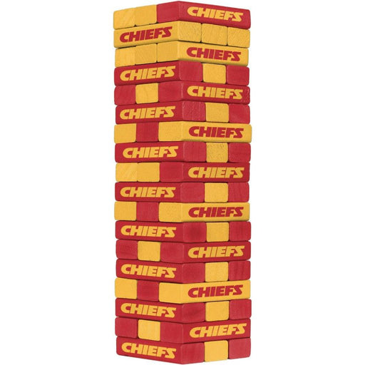 Kansas City Chiefs Stackable Blocks Game - Premium Toys & Games - Puzzles - Just $24.99! Shop now at Retro Gaming of Denver