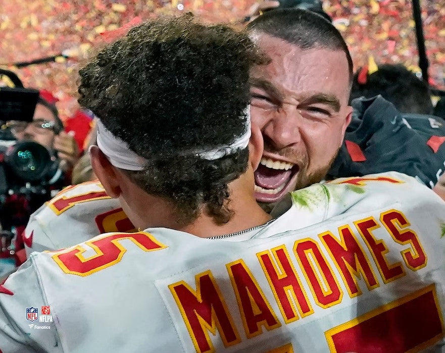 Patrick Mahomes & Travis Kelce Super Bowl LVII Champions Kansas City Chiefs 8" x 10" Football Photo - for just $9.99! 