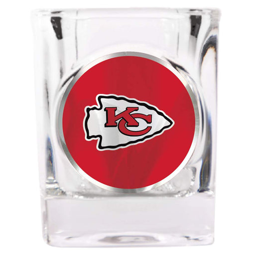 Kansas City Chiefs Square Shot Glass - Premium Drinkware - Shot Glass - Just $9.99! Shop now at Retro Gaming of Denver
