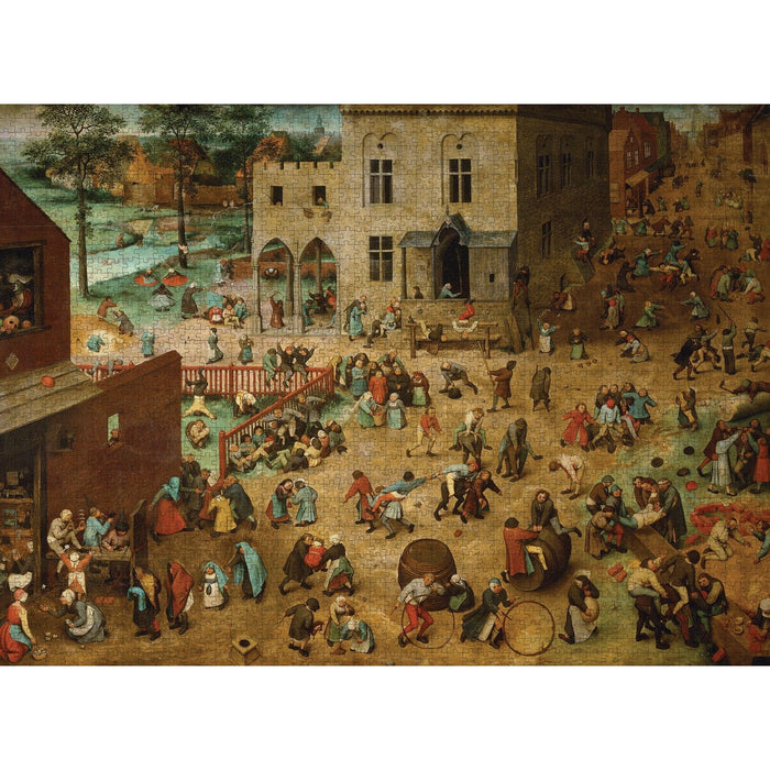 Children's Game by Bruegel 2000 Piece Jigsaw Puzzle Pomegranate - for just $39.99! 