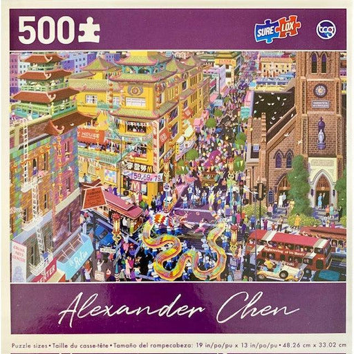 Chinatown San Francisco by Alexander Chen 500 Piece Jigsaw Puzzle Sure Lox - for just $14.99! 