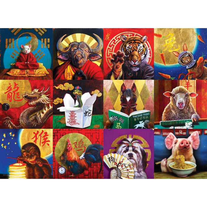 Chinese Calendar 1000 Piece Jigsaw Puzzle Eurographics - for just $19.99! 