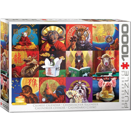 Chinese Calendar 1000 Piece Jigsaw Puzzle Eurographics - for just $19.99! 