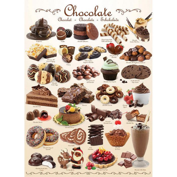 Chocolate 1000 Piece Jigsaw Puzzle Eurographics - for just $21.99! 