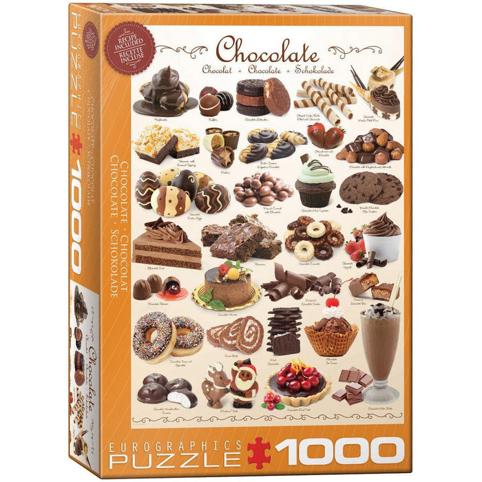Chocolate 1000 Piece Jigsaw Puzzle Eurographics - for just $21.99! 