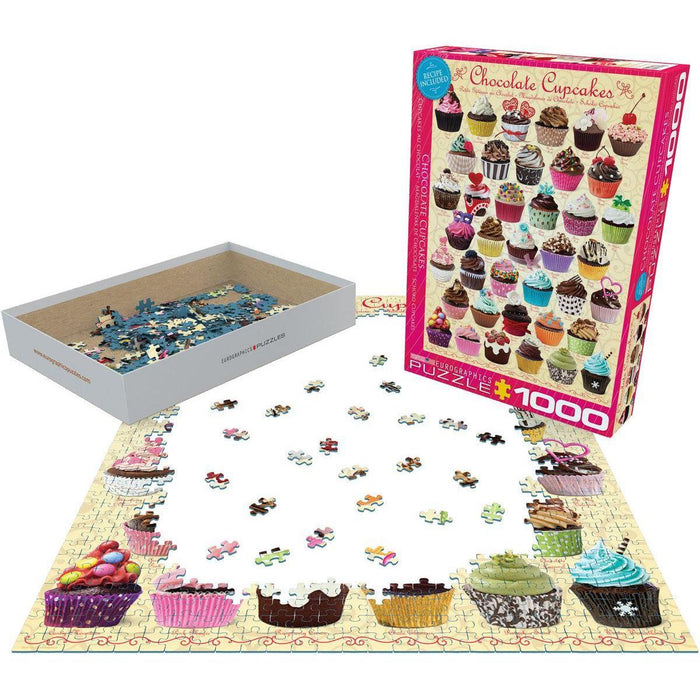 Chocolate Cupcakes 1000 Piece Jigsaw Puzzle Eurographics - for just $19.99! 