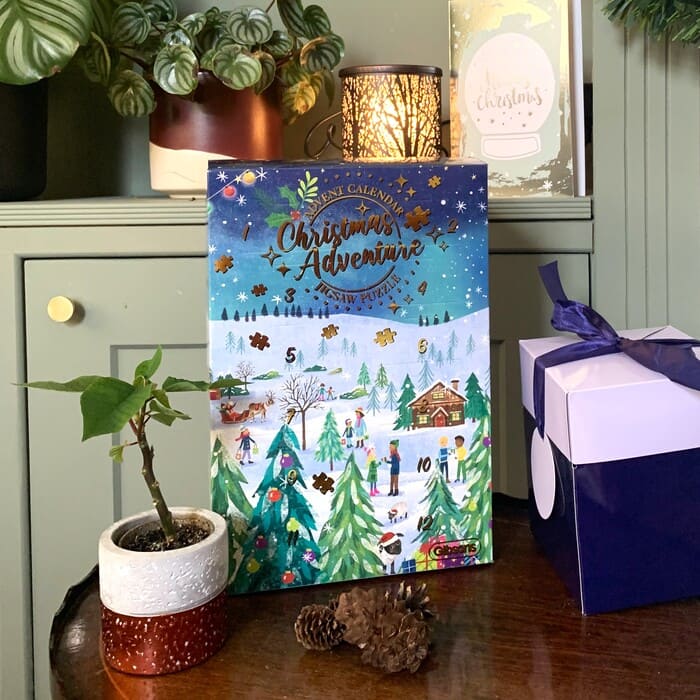 Christmas Adventure Advent Calendar 24 Jigsaw Puzzles Gibsons - for just $39.99! 
