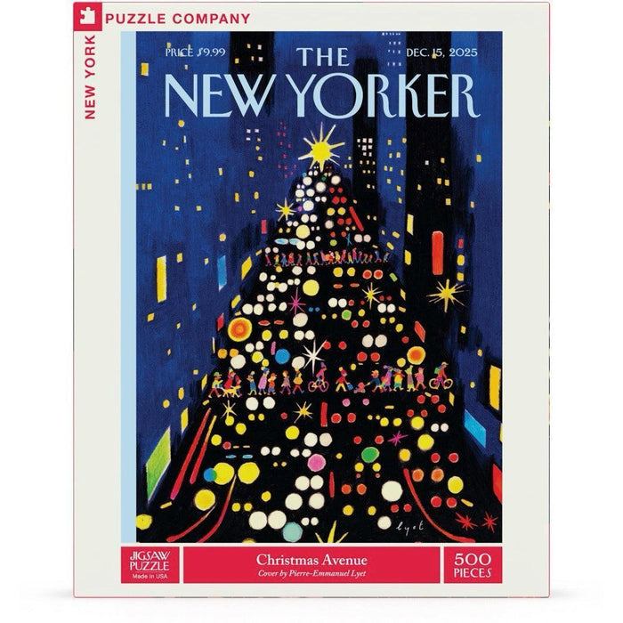 Christmas Avenue The New Yorker 500 Piece Jigsaw Puzzle NYPC - for just $26.99! 