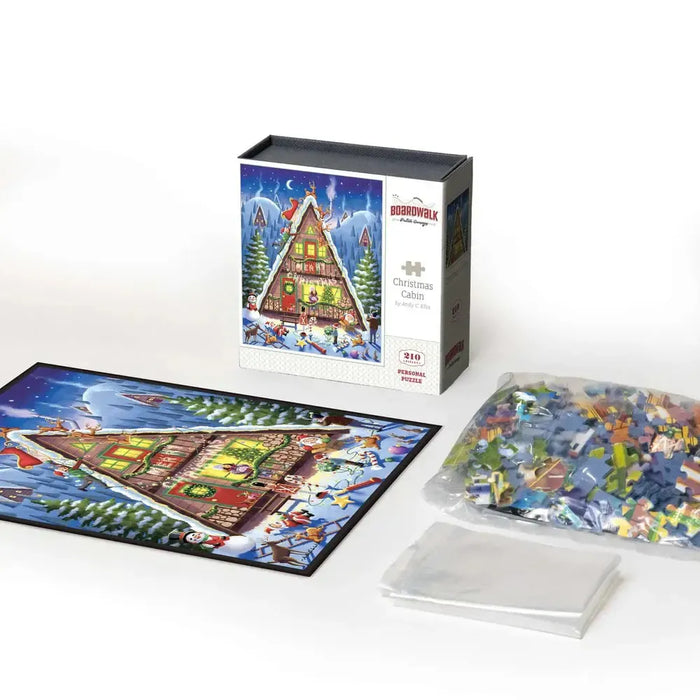 Christmas Cabin 210 Piece Jigsaw Puzzle Boardwalk - for just $11.99! 