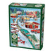 Christmas Campers 1000 Piece Jigsaw Puzzle Cobble Hill - for just $19.99! 