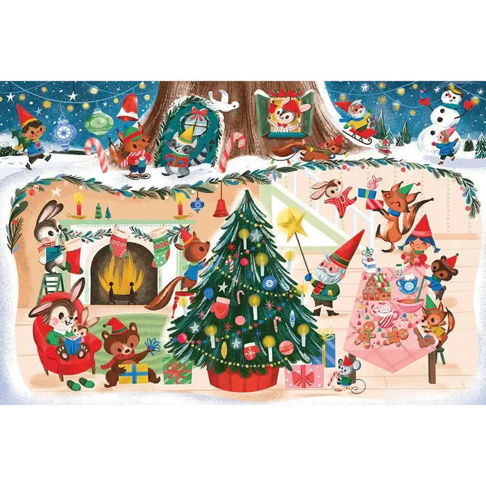 Christmas Cheer 35 Piece Floor Jigsaw Puzzle Cobble Hill - for just $19.99! 