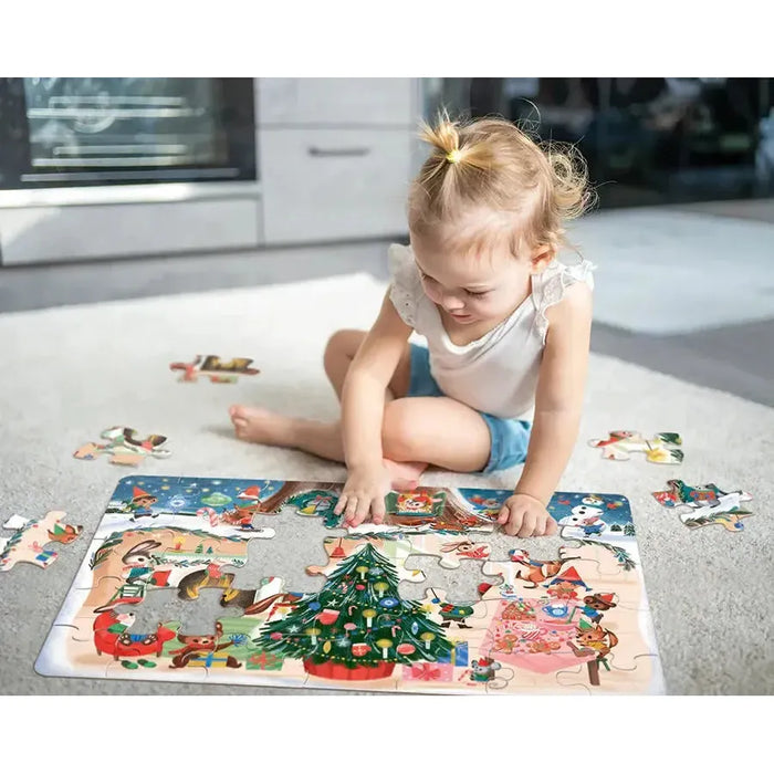 Christmas Cheer 35 Piece Floor Jigsaw Puzzle Cobble Hill - for just $19.99! 