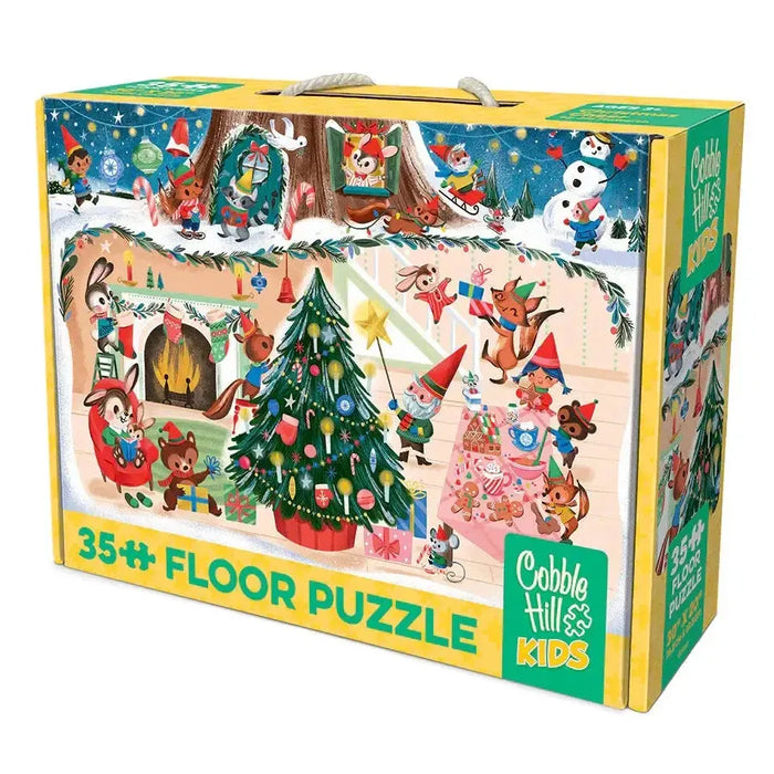 Christmas Cheer 35 Piece Floor Jigsaw Puzzle Cobble Hill - for just $19.99! 