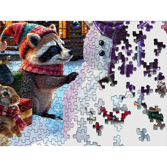 Christmas Critters 500 Piece Jigsaw Puzzle Springbok - for just $17.99! 