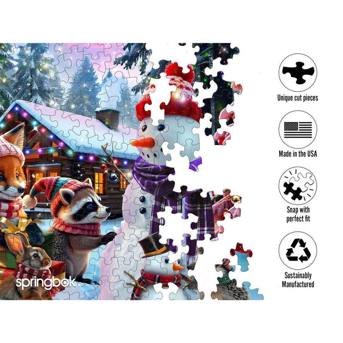 Christmas Critters 500 Piece Jigsaw Puzzle Springbok - for just $17.99! 