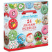 Christmas Donuts Advent Calendar - 24 Set of 50 Piece Mini Jigsaw Puzzles Eurographics - for just $39.99! 