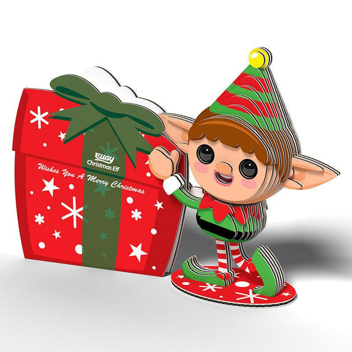 Christmas Elf 3D Cardboard Model Kit Eugy - for just $11.99! 