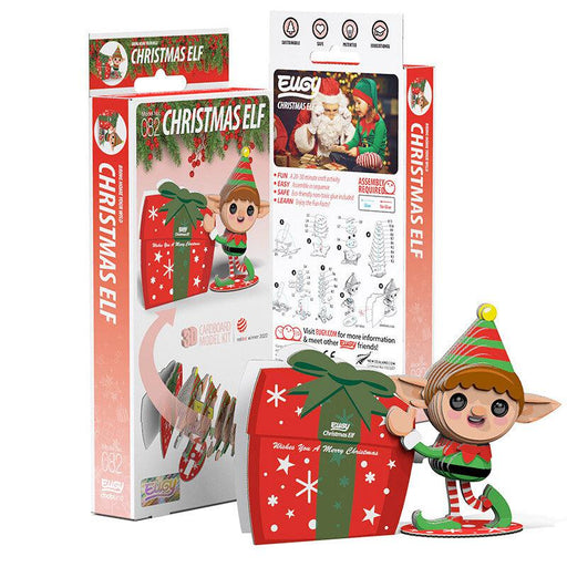 Christmas Elf 3D Cardboard Model Kit Eugy - for just $11.99! 