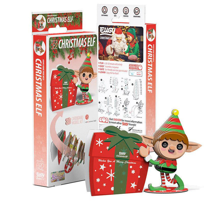 Christmas Elf 3D Cardboard Model Kit Eugy - for just $11.99! 