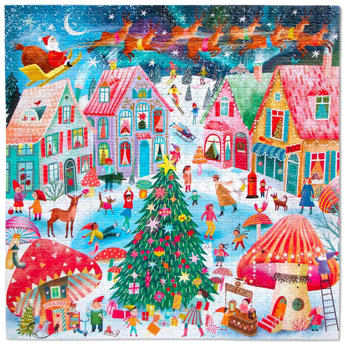 Christmas Flight 1000 Piece Jigsaw Puzzle eeBoo - for just $26.99! 