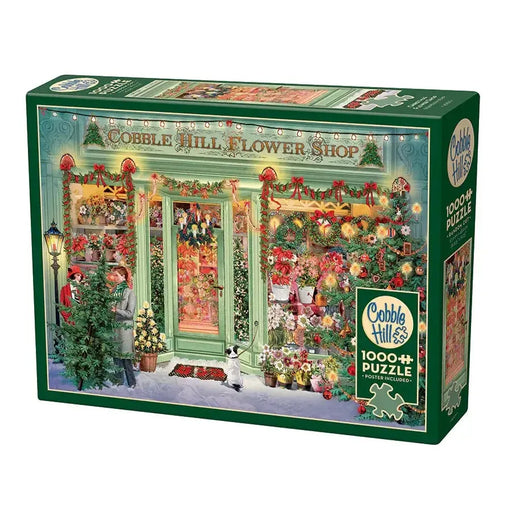 Christmas Flower Shop 1000 Piece Jigsaw Puzzle Cobble Hill - for just $19.99! 