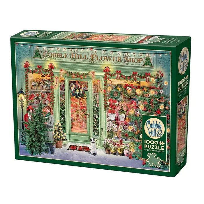 Christmas Flower Shop 1000 Piece Jigsaw Puzzle Cobble Hill - for just $19.99! 