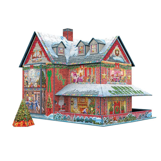 Christmas House 1100 Piece 3D Jigsaw Puzzle Eurographics - for just $43.99! 