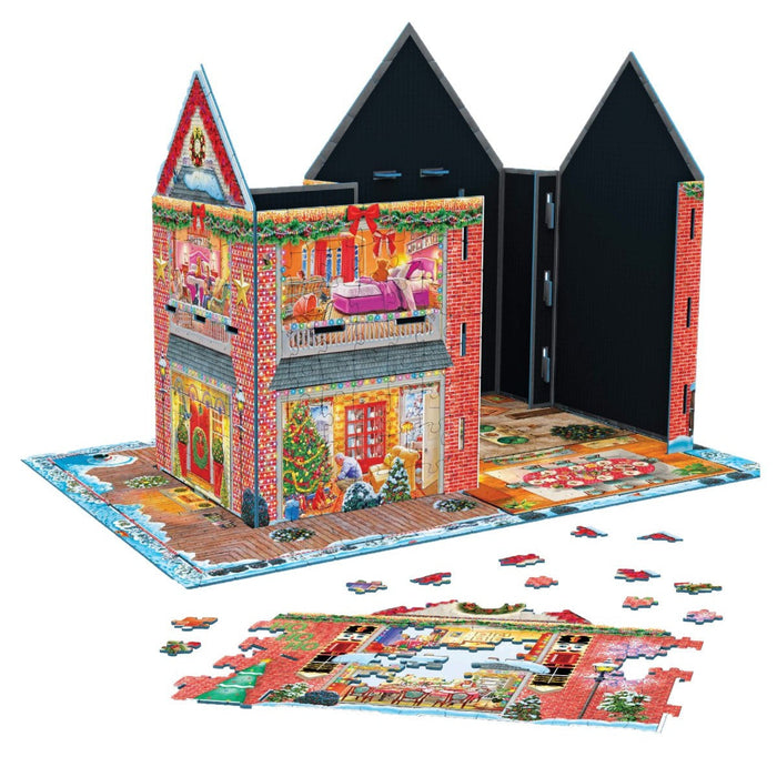 Christmas House 1100 Piece 3D Jigsaw Puzzle Eurographics - for just $43.99! 