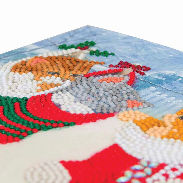 Christmas Kittens Crystal Art Card Kit Craft Buddy - for just $7.99! 