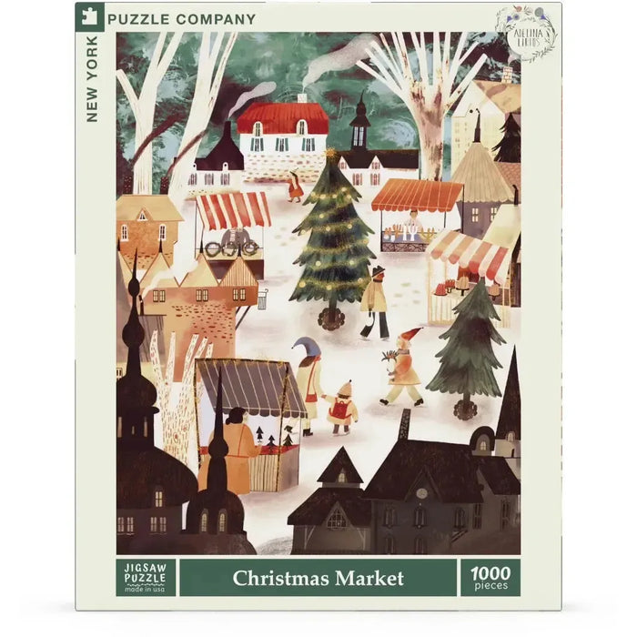Christmas Market 1000 Piece Jigsaw Puzzle NYPC - for just $28.99! 