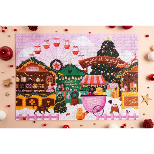 Christmas Market 1000 Piece Premium Jigsaw Puzzle Heol - for just $39.99! 