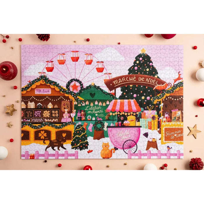 Christmas Market 1000 Piece Premium Jigsaw Puzzle Heol - for just $39.99! 